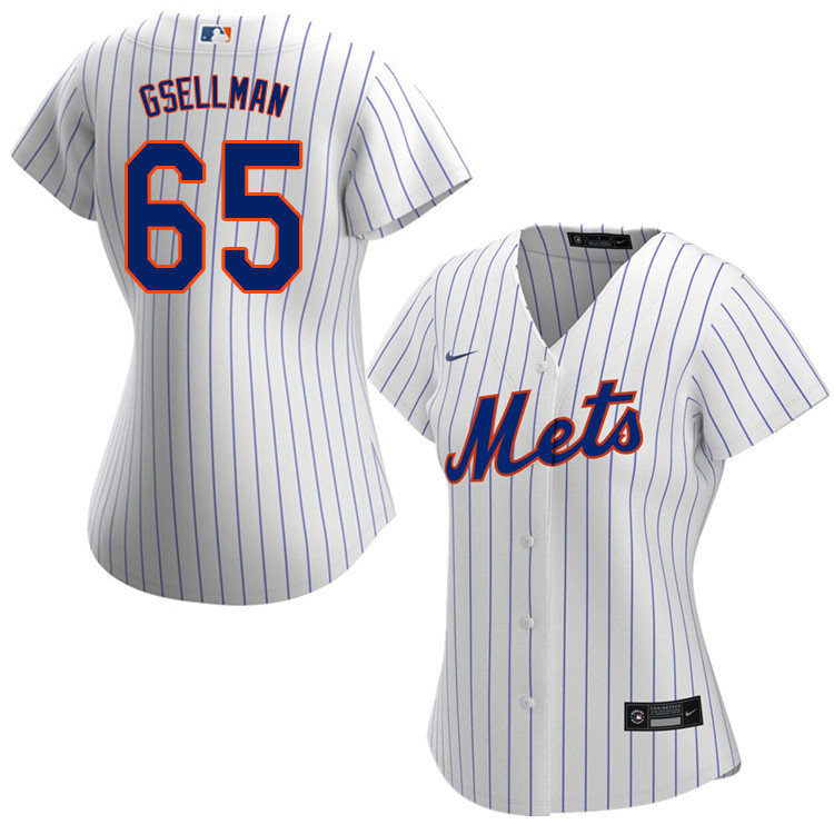 Nike Women #65 Robert Gsellman New York Mets Baseball Jerseys Sale-White